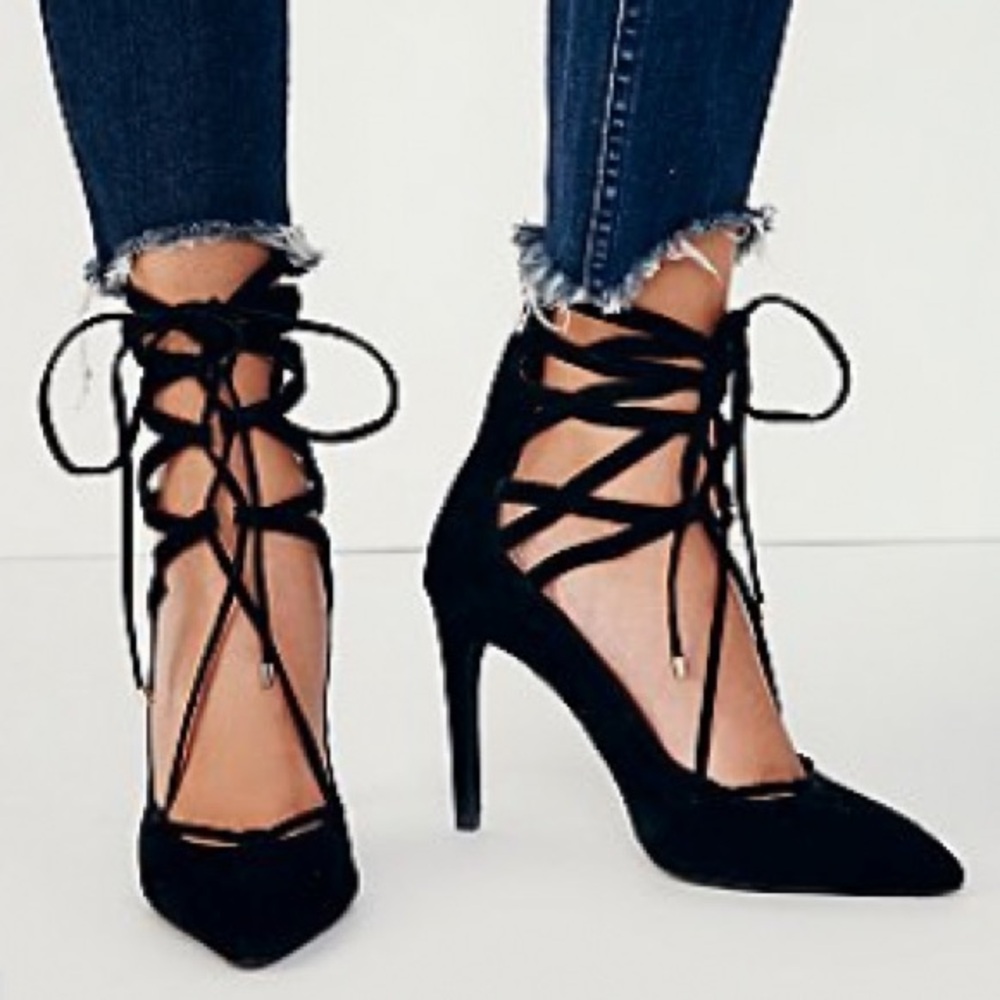 LOWEST!! Jeffrey Campbell Free People Hierro Heel - Picture 2 of 2